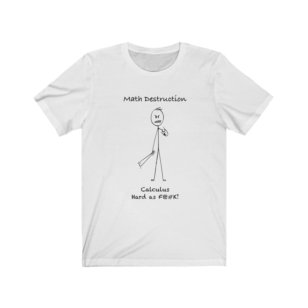 Calculus Hard as..... Unisex Jersey Short Sleeve Tee - Image 2