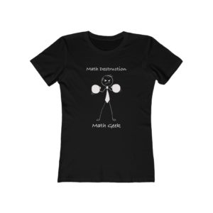 Math Geek Women's Boyfriend Tee