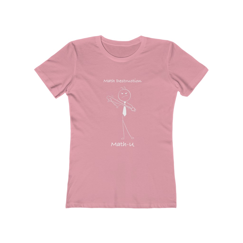 Math-U Women's Boyfriend Tee - Image 5