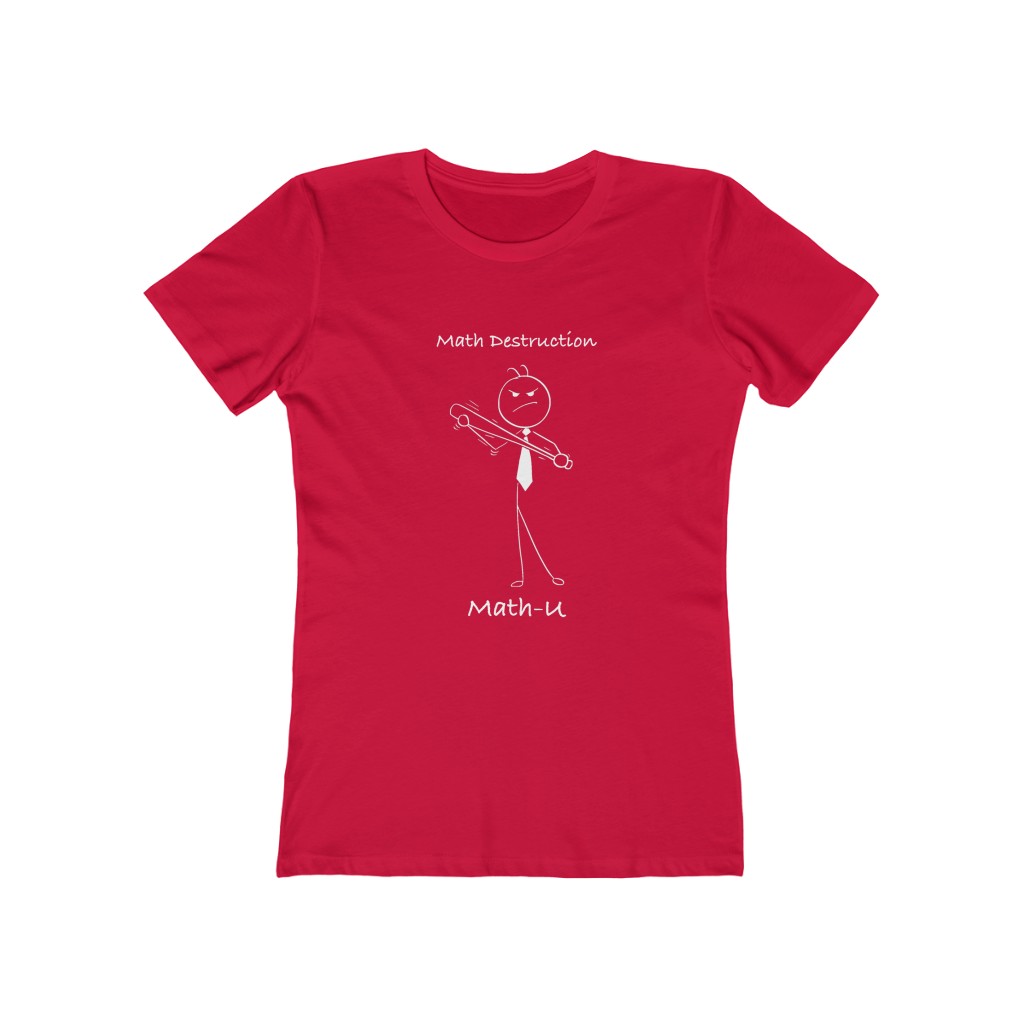 Math-U Women's Boyfriend Tee - Image 6