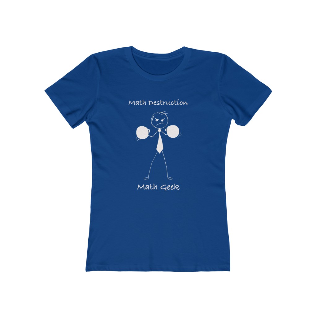 Math Geek Women's Boyfriend Tee - Image 7