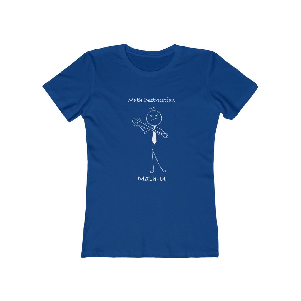 Math-U Women's Boyfriend Tee - Image 4