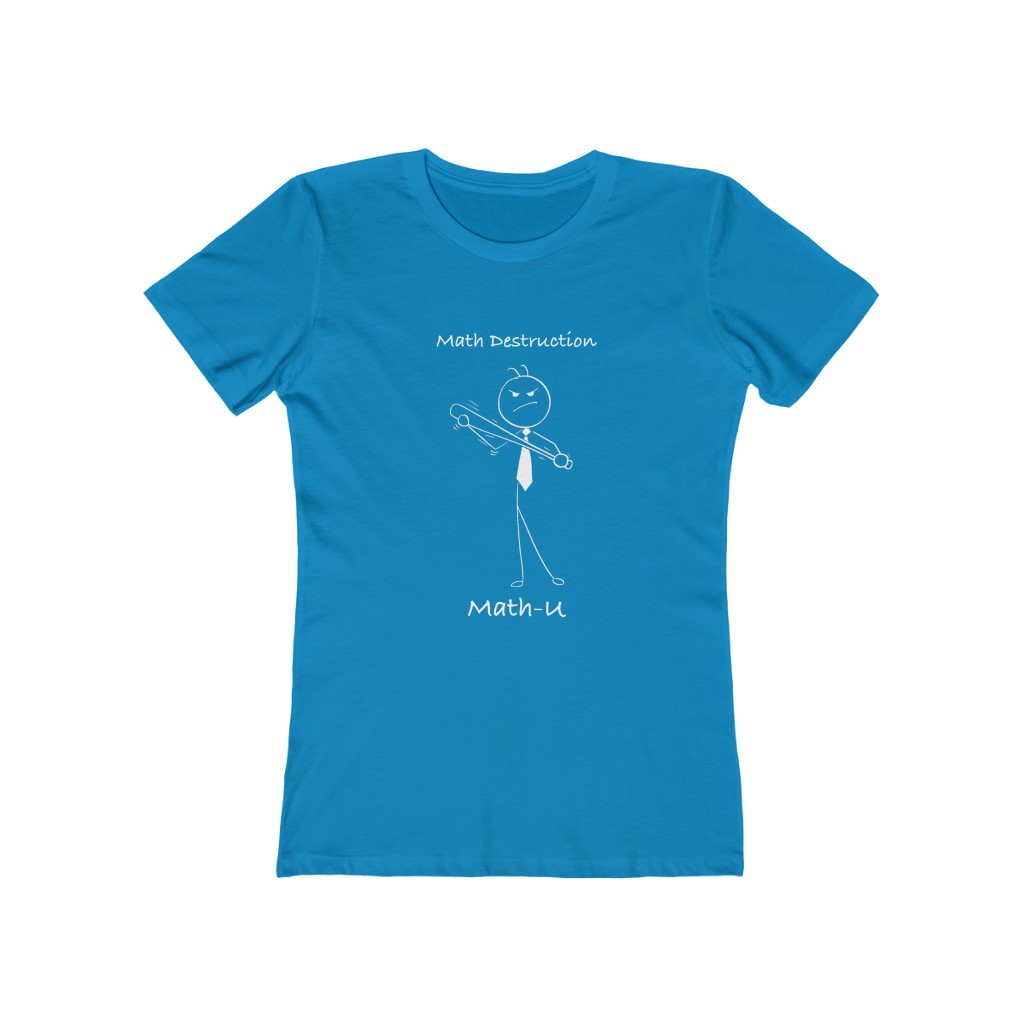 Math-U Women's Boyfriend Tee - Image 3
