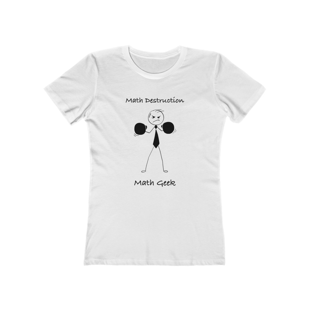 Math Geek Women's Boyfriend Tee - Image 3