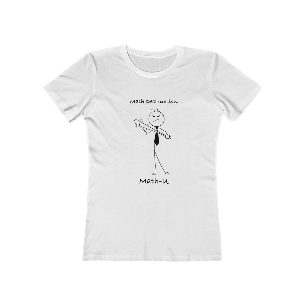 Math-U Women's Boyfriend Tee - Image 2