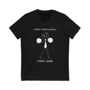 Math Geek Short Sleeve V-Neck Tee
