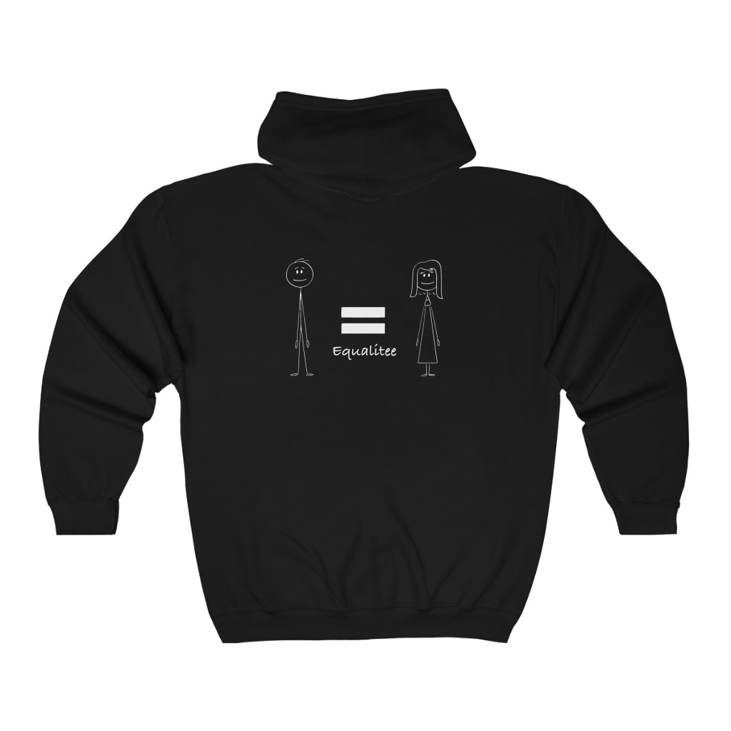 Equalitee Unisex Heavy Blend™ Full Zip Hooded Sweatshirt - Image 2