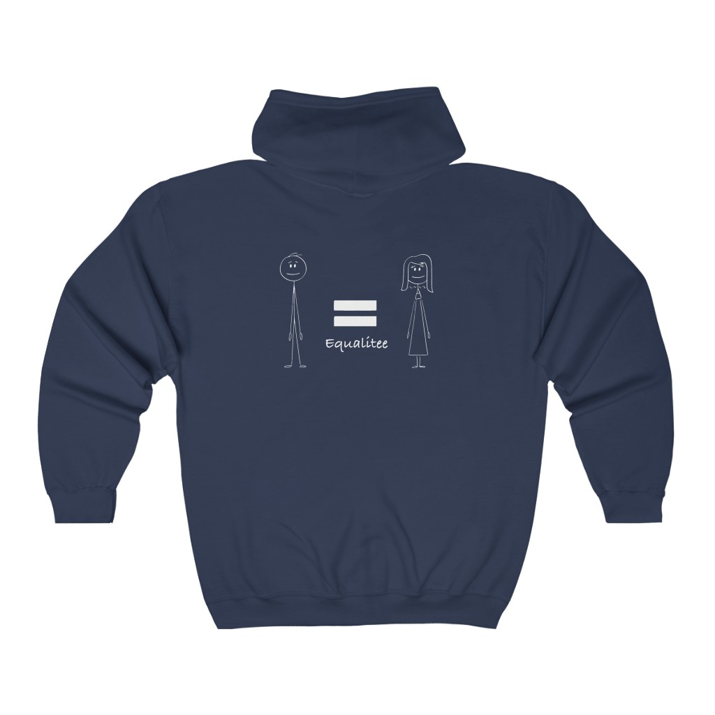 Equalitee Unisex Heavy Blend™ Full Zip Hooded Sweatshirt - Image 8