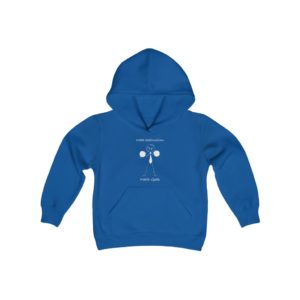 Math Geek! Youth Heavy Blend Hooded Sweatshirt
